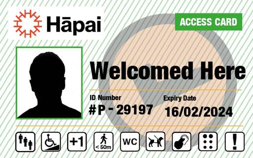 Håpai Access Card Welcome here.